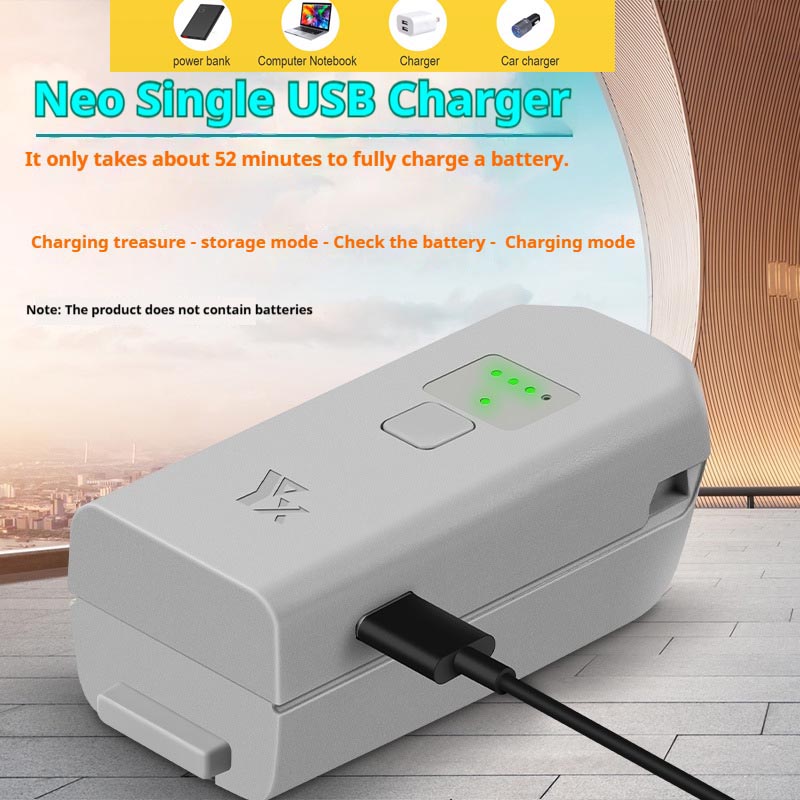 Drone Battery Balance Charger - Bidirektionales USB-Akkuladegerät für DJI NEO Drone,