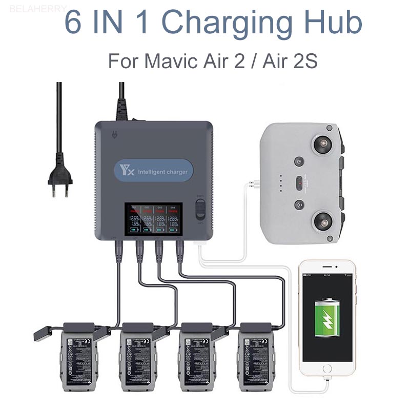 Drone Battery Balance Charger - 6 in 1 Digital display Batterie