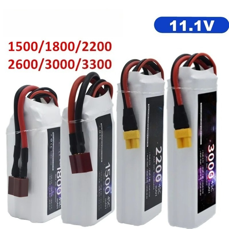 Drone Battery 3S - LiPo-Akku 3S 1500mAh 1800mAh 2200mAh 2600mAh