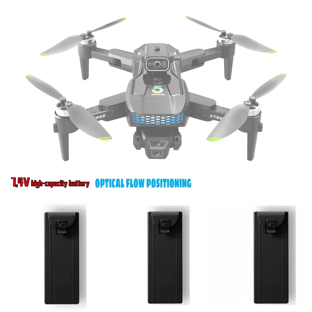 Drone Battery Li-Ion - XT555 GPS-Drohnen-Akku 3,7V 2000mAh XT555 Drohnen-Batterie