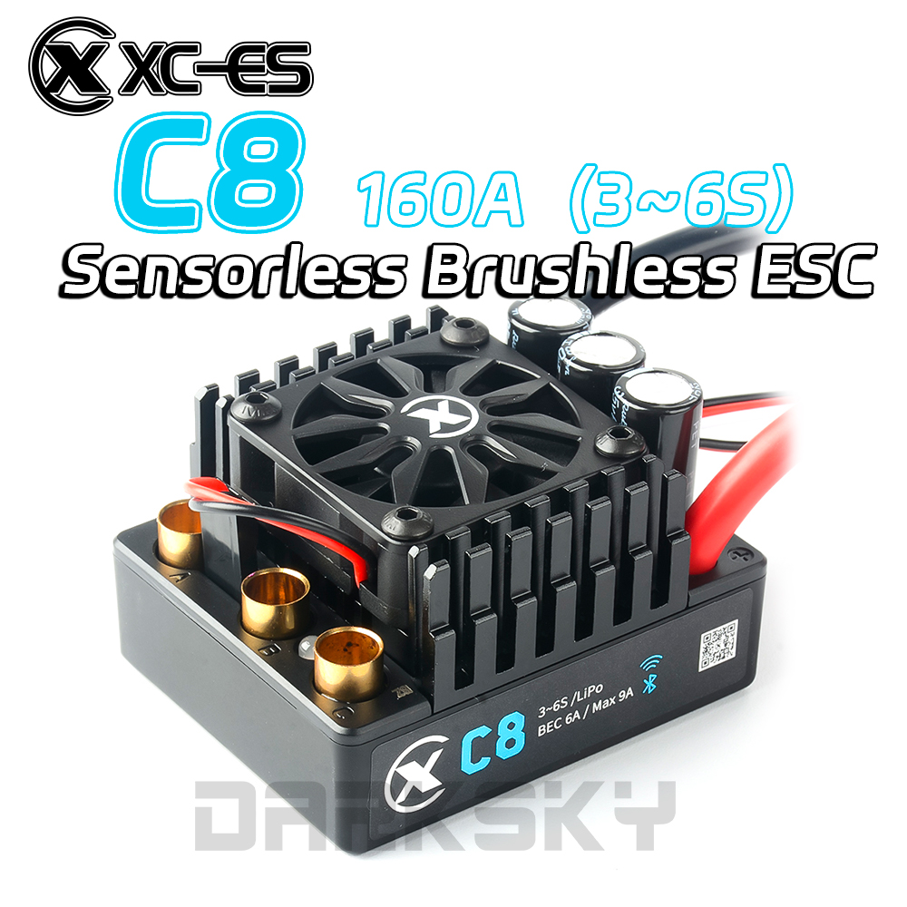 Drone Battery 6S - XC-ESC C8 160A Bürstenloser ESC 3-6S