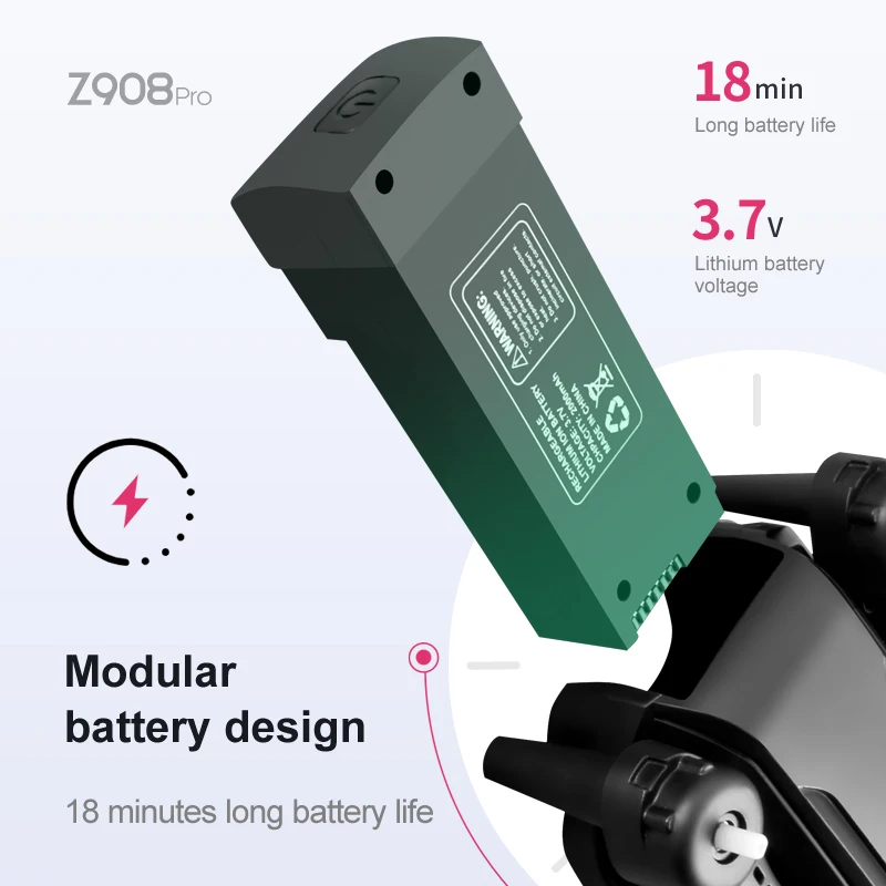 Z908 Pro Max Eders Batterie 3, – Drone Battery Lipo Bewertung und Preis