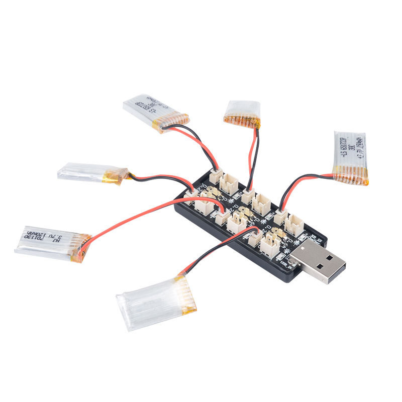 6CH USB 1S LiPo/LiHv 3,7 V/4,2 – Drone Battery Plate Bewertung und Preis