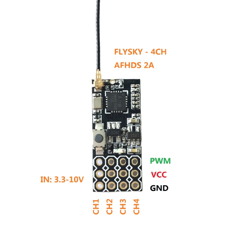 Flysky FS2A Mini-Empfänger 4CH – Drone Battery Plate Bewertung und Preis