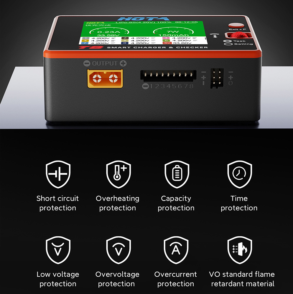 HOTA T8 Smart Balance Ladegerä – Drone Battery Smart Bewertung und Preis