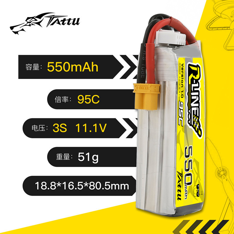 Upgrade TATTU R-LINE 1.0 550 m – Drone Battery 3S Bewertung und Preis
