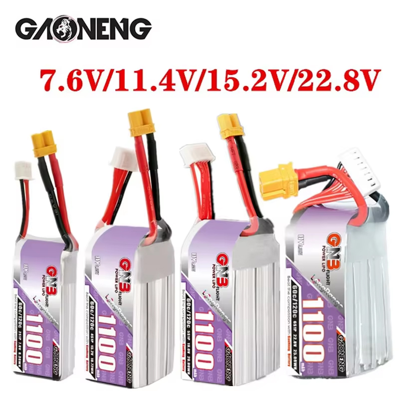 GNB 1100 mAh 2S 3S 4S 6S 60C/1 – Drone Battery Connector Bewertung und Preis