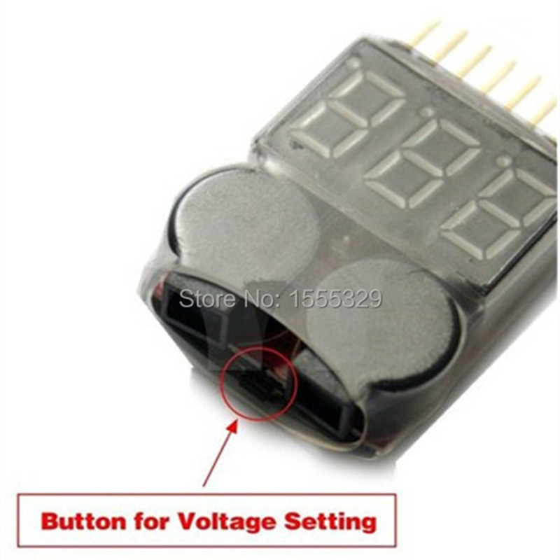 2Pcs 1S-8S LiPo Batterie Spann – Drone Battery Voltage Checker Bewertung und Preis