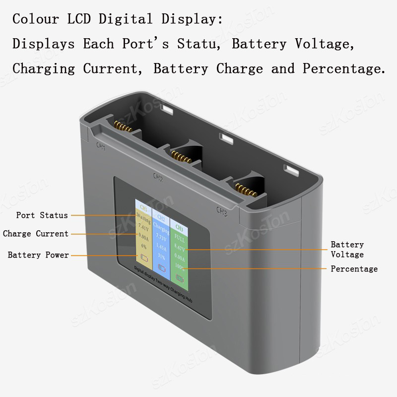 Für DJI Mavic Mini 2/SE Mini 4 – Drone Battery Balance Charger Bewertung und Preis